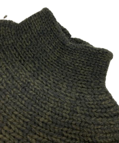 DRIES VAN NOTEN（ドリスヴァンノッテン）DRIES VAN NOTEN (ドリスヴァンノッテン) ニットチュニック グリーン サイズ:Sの古着・服飾アイテム