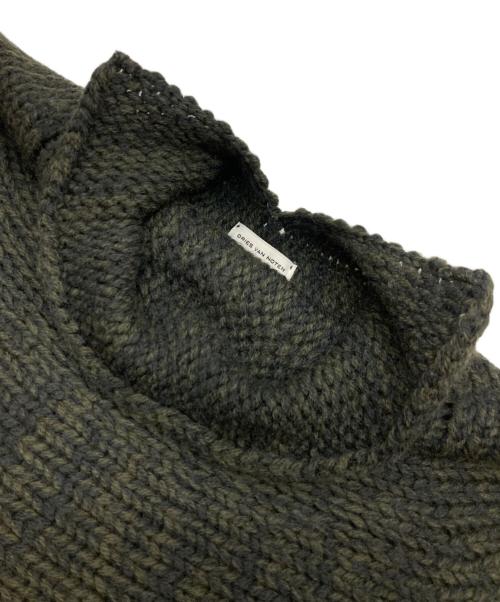 DRIES VAN NOTEN（ドリスヴァンノッテン）DRIES VAN NOTEN (ドリスヴァンノッテン) ニットチュニック グリーン サイズ:Sの古着・服飾アイテム