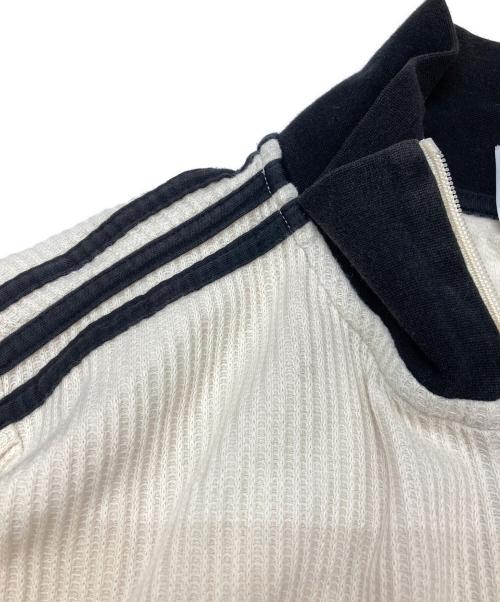 adidas（アディダス）adidas (アディダス) ワッフルトラックジャケット アイボリー サイズ:Lの古着・服飾アイテム