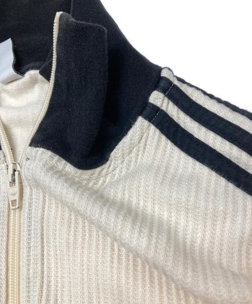 adidas（アディダス）adidas (アディダス) ワッフルトラックジャケット アイボリー サイズ:Lの古着・服飾アイテム