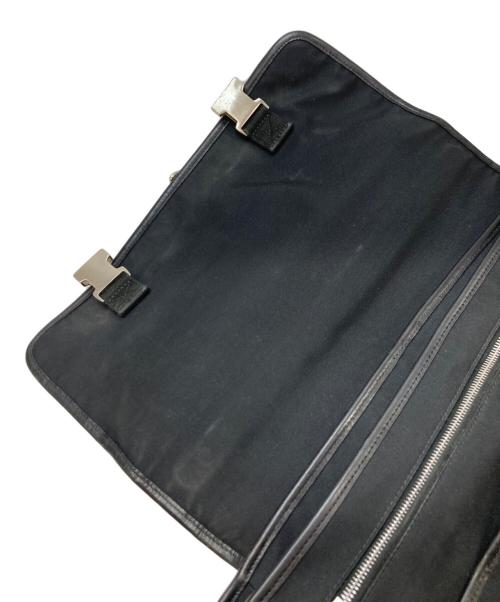 COACH（コーチ）COACH (コーチ) キャンパスレザー2WAYブリーフケース ブラックの古着・服飾アイテム