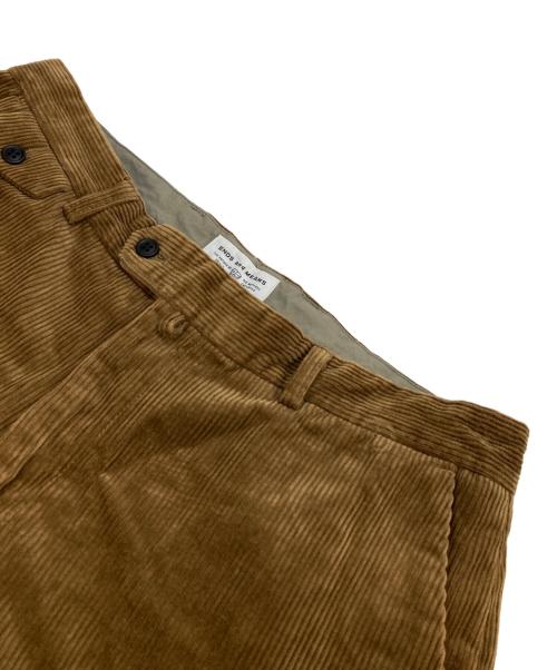 ENDS and MEANS（エンズアンド ミーンズ）ENDS AND MEANS (エンズアンド ミーンズ) コーデュロイパンツ ブラウン サイズ:XLの古着・服飾アイテム