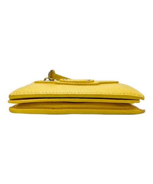 BALENCIAGA（バレンシアガ）BALENCIAGA (バレンシアガ) 2つ折り財布 イエローの古着・服飾アイテム