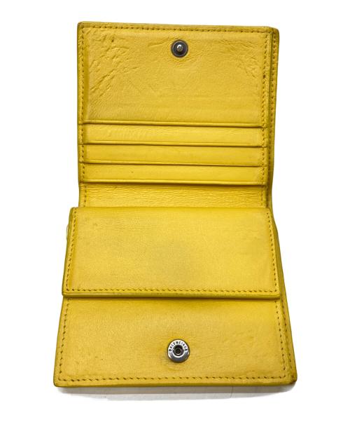 BALENCIAGA（バレンシアガ）BALENCIAGA (バレンシアガ) 2つ折り財布 イエローの古着・服飾アイテム