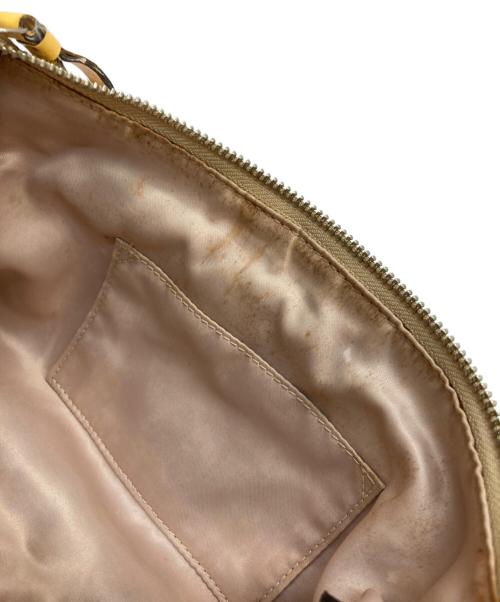 COACH（コーチ）COACH (コーチ) シグネチャーワンショルダーバッグ イエローの古着・服飾アイテム
