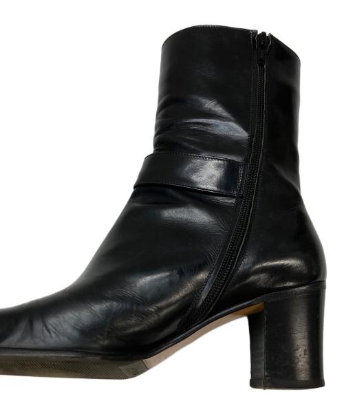 Salvatore Ferragamo（サルヴァトーレ フェラガモ）Salvatore Ferragamo (サルヴァトーレ フェラガモ) ミドルベルトブーツ ブラック サイズ:7Cの古着・服飾アイテム