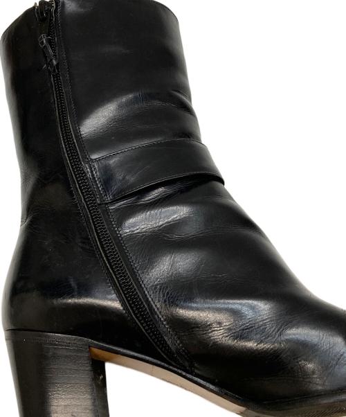 Salvatore Ferragamo（サルヴァトーレ フェラガモ）Salvatore Ferragamo (サルヴァトーレ フェラガモ) ミドルベルトブーツ ブラック サイズ:7Cの古着・服飾アイテム