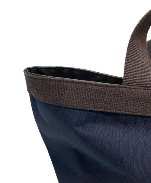 Herve Chapelier（エルベシャプリエ）Herve Chapelier (エルベシャプリエ) 707ｃ舟型トートMサイズ ネイビーxモカの古着・服飾アイテム