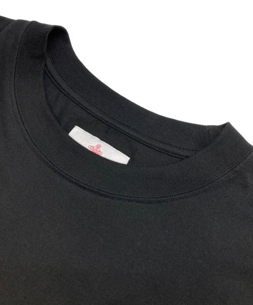 Vivienne Westwood man（ヴィヴィアン ウェストウッド マン）Vivienne Westwood man (ヴィヴィアン ウェストウッド マン) ベア―刺繍カットソー ブラック サイズ:44の古着・服飾アイテム