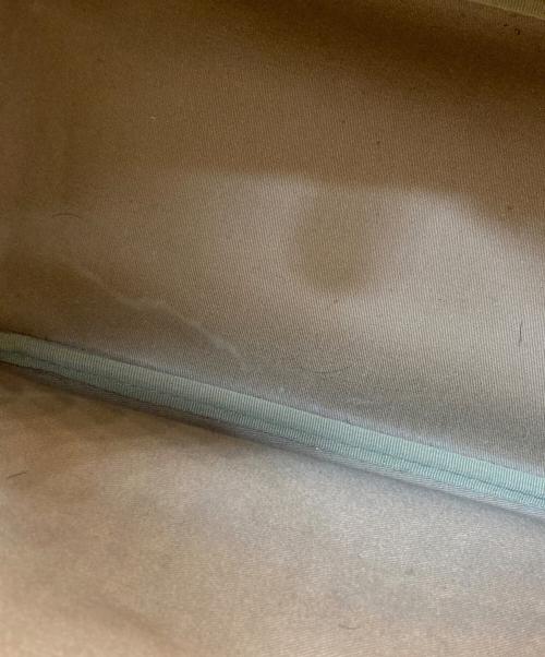 POLO RALPH LAUREN（ポロ・ラルフローレン）POLO RALPH LAUREN (ポロ・ラルフローレン) ハウンドトゥースPVCレザートートバッグ ベージュの古着・服飾アイテム