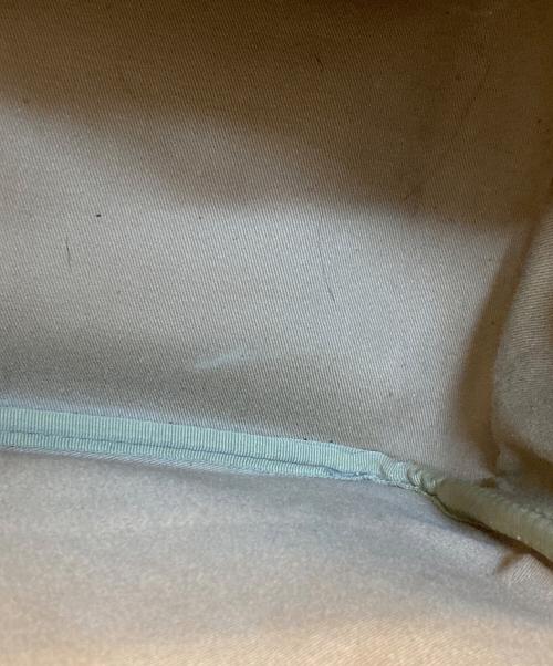 POLO RALPH LAUREN（ポロ・ラルフローレン）POLO RALPH LAUREN (ポロ・ラルフローレン) ハウンドトゥースPVCレザートートバッグ ベージュの古着・服飾アイテム