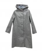 MACKINTOSHマッキントッシュ）の古着「ゴム引きフーデットコート」｜グレー