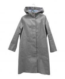 MACKINTOSH（マッキントッシュ）の古着「ゴム引きフーデットコート」｜グレー