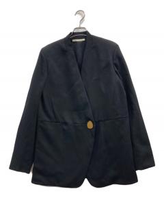 MORABITO スペル　ダークブルー ジャケット 38サイズ　新品未使用 中古・古着通販】MORABITO (モラビト) ノーカラージャケット ネイビー
