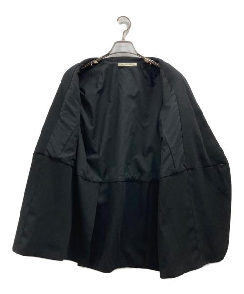 HARUNOBUMURATA（ハルノブ ムラタ）HARUNOBUMURATA (ハルノブ ムラタ) ノーカラーウールジャケット ブラック サイズ:３６の古着・服飾アイテム