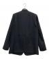 HARUNOBUMURATA (ハルノブ ムラタ) ノーカラーウールジャケット ブラック サイズ:３６：65000円