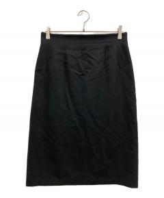 中古・古着通販】CELINE (セリーヌ) モヘア混ミニスカート グレー