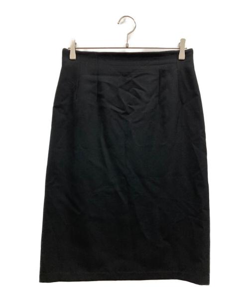 CELINE（セリーヌ）CELINE (セリーヌ) ウールスカート ブラック サイズ:42の古着・服飾アイテム