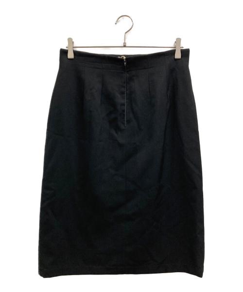 CELINE（セリーヌ）CELINE (セリーヌ) ウールスカート ブラック サイズ:42の古着・服飾アイテム