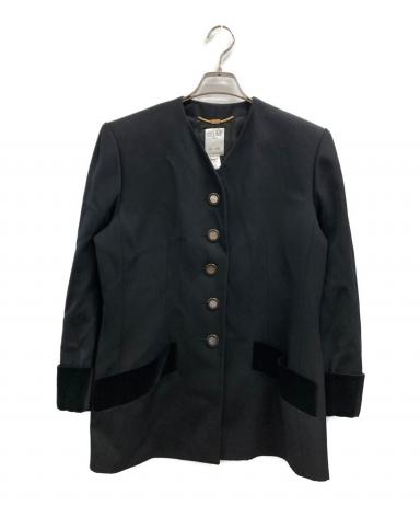 中古・古着通販】CELINE (セリーヌ) ウールベロアノーラペルジャケット