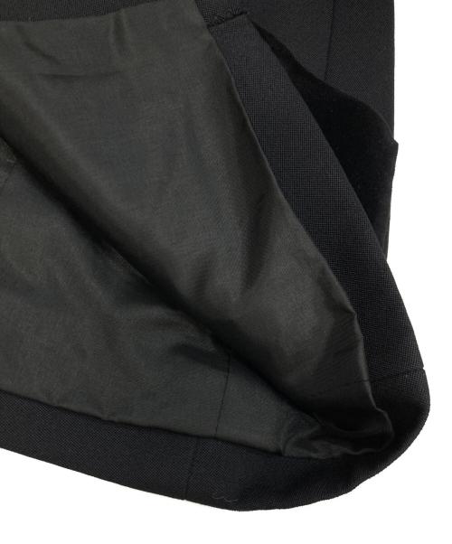 CELINE（セリーヌ）CELINE (セリーヌ) ウールベロアノーラペルジャケット ブラック サイズ:42の古着・服飾アイテム