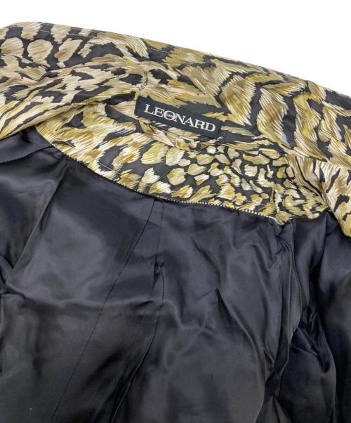 LEONARD（レオナール）LEONARD (レオナール) ダブルハーフコート グリーン サイズ:9ARの古着・服飾アイテム