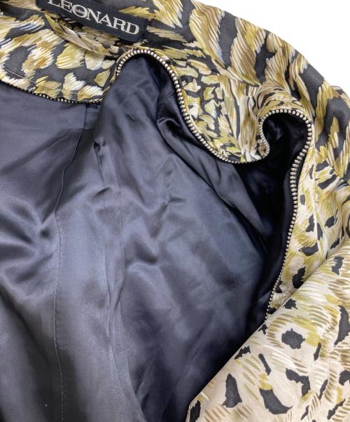 LEONARD（レオナール）LEONARD (レオナール) ダブルハーフコート グリーン サイズ:9ARの古着・服飾アイテム