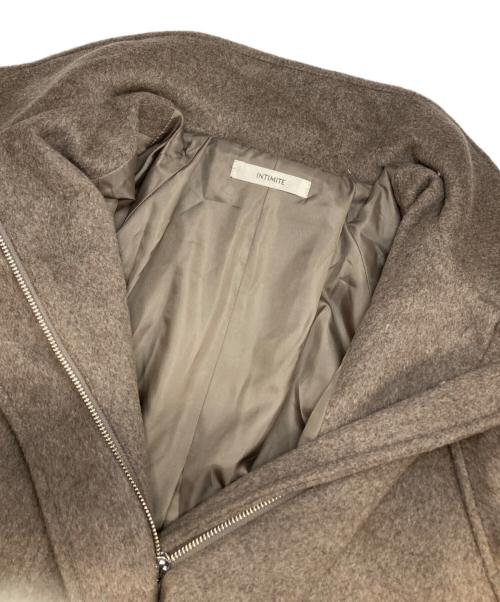 INTIMITE（アンティミテ）INTIMITE (アンティミテ) Stand A Line Coat ブラウン サイズ:Sの古着・服飾アイテム