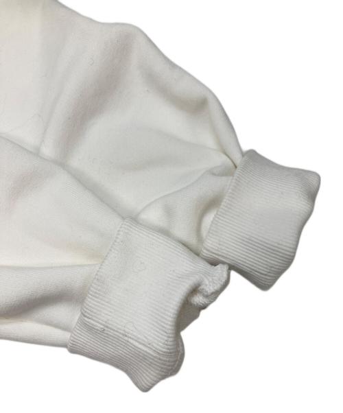 Honey mi Honey（ハニーミーハニー）Honey mi Honey (ハニーミーハニー) tulle peplum sweat ホワイト サイズ:Fの古着・服飾アイテム