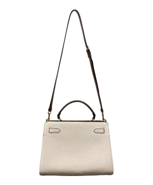 COACH（コーチ）COACH (コーチ) レーン キャリーオール カラーブロック ハンドバッグ ベージュの古着・服飾アイテム