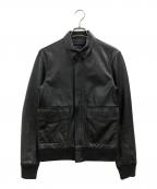 URBAN RESEARCHアーバンリサーチ）の古着「A-2レザージャケット」｜ブラック