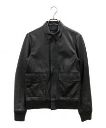 URBAN RESEARCH（アーバンリサーチ）の古着「A-2レザージャケット」｜ブラック
