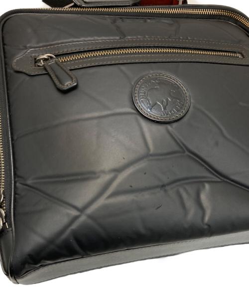 HUNTING WORLD（ハンティングワールド）HUNTING WORLD (ハンティングワールド) 2WAYスクエアバチュークロスショルダーバッグ ブラックの古着・服飾アイテム