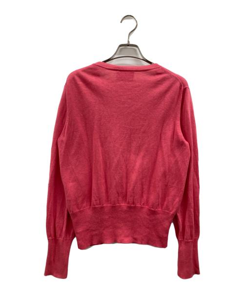 Vivienne Westwood RED LABEL（ヴィヴィアンウエストウッドレッドレーベル）Vivienne Westwood RED LABEL (ヴィヴィアンウエストウッドレッドレーベル) オーブ刺繍カーディガン ピンク サイズ:03の古着・服飾アイテム