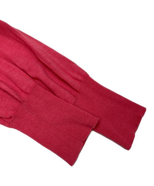 Vivienne Westwood RED LABEL（ヴィヴィアンウエストウッドレッドレーベル）Vivienne Westwood RED LABEL (ヴィヴィアンウエストウッドレッドレーベル) オーブ刺繍カーディガン ピンク サイズ:03の古着・服飾アイテム