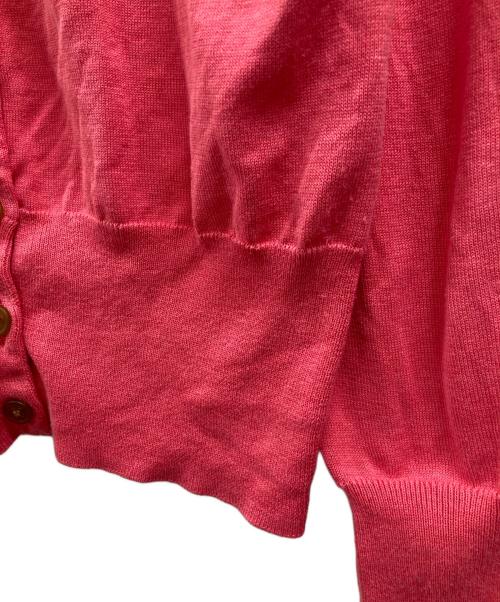 Vivienne Westwood RED LABEL（ヴィヴィアンウエストウッドレッドレーベル）Vivienne Westwood RED LABEL (ヴィヴィアンウエストウッドレッドレーベル) オーブ刺繍カーディガン ピンク サイズ:03の古着・服飾アイテム