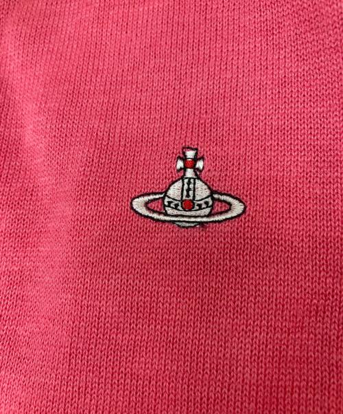 Vivienne Westwood RED LABEL（ヴィヴィアンウエストウッドレッドレーベル）Vivienne Westwood RED LABEL (ヴィヴィアンウエストウッドレッドレーベル) オーブ刺繍カーディガン ピンク サイズ:03の古着・服飾アイテム