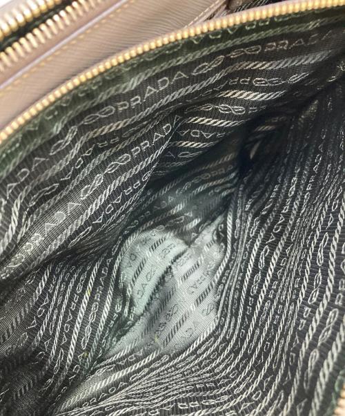 PRADA（プラダ）PRADA (プラダ) ガレリアサフィアーノ2WAYバッグ ベージュの古着・服飾アイテム