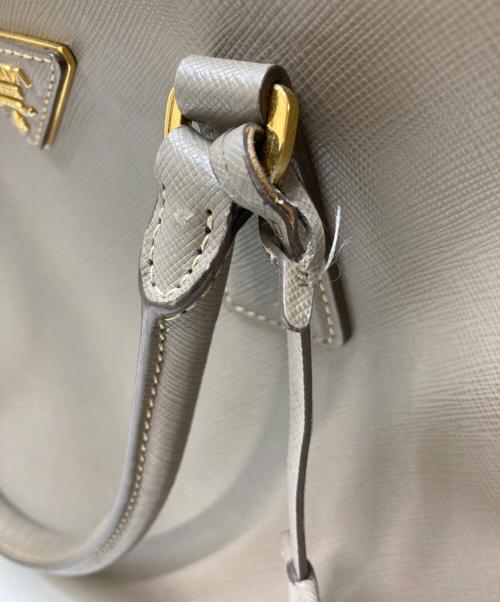 PRADA（プラダ）PRADA (プラダ) ガレリアサフィアーノ2WAYバッグ ベージュの古着・服飾アイテム