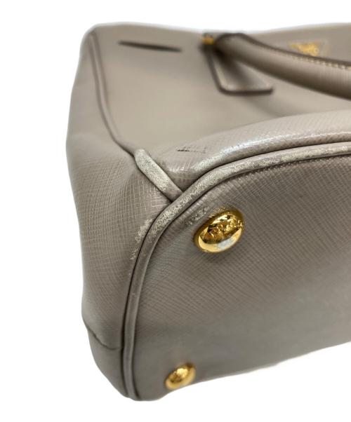 PRADA（プラダ）PRADA (プラダ) ガレリアサフィアーノ2WAYバッグ ベージュの古着・服飾アイテム