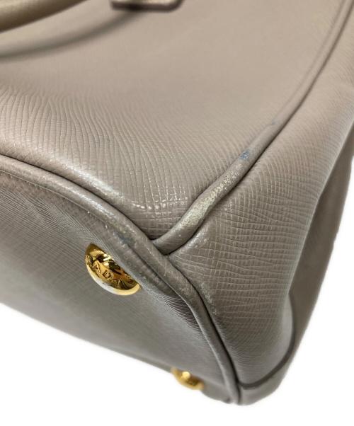 PRADA（プラダ）PRADA (プラダ) ガレリアサフィアーノ2WAYバッグ ベージュの古着・服飾アイテム