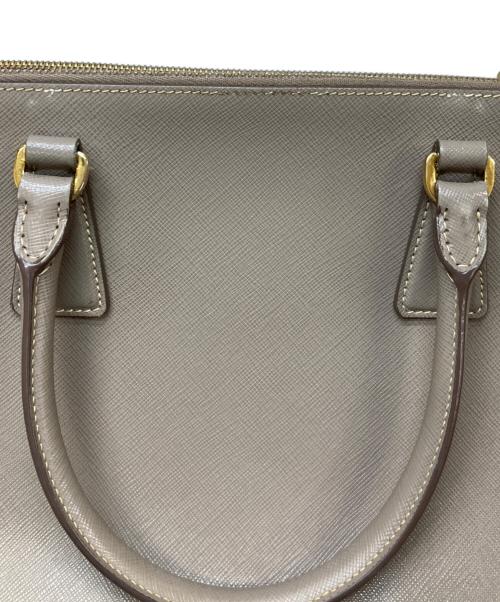 PRADA（プラダ）PRADA (プラダ) ガレリアサフィアーノ2WAYバッグ ベージュの古着・服飾アイテム