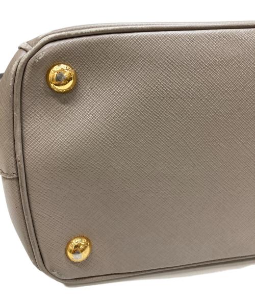 PRADA（プラダ）PRADA (プラダ) ガレリアサフィアーノ2WAYバッグ ベージュの古着・服飾アイテム