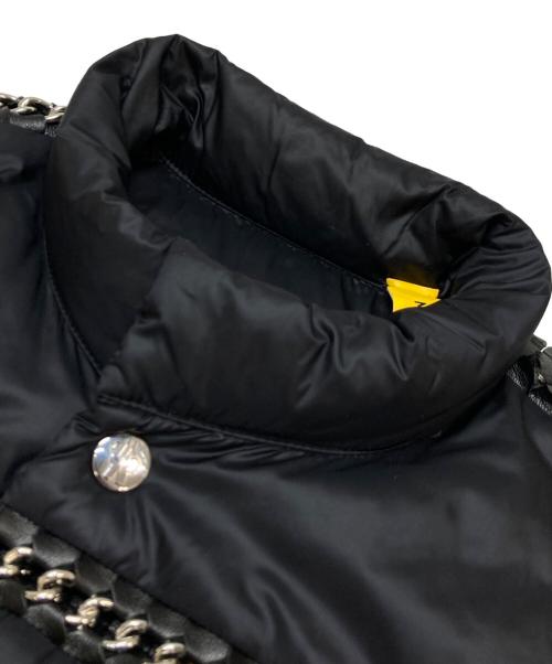 MONCLER GENIUS（モンクレール ジーニアス）MONCLER GENIUS (モンクレール ジーニアス) noir kei ninomiya (ノワール ケイ ニノミヤ) チェーンダウンベスト ブラックの古着・服飾アイテム