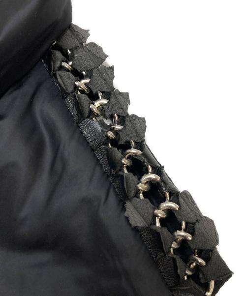 MONCLER GENIUS（モンクレール ジーニアス）MONCLER GENIUS (モンクレール ジーニアス) noir kei ninomiya (ノワール ケイ ニノミヤ) チェーンダウンベスト ブラックの古着・服飾アイテム