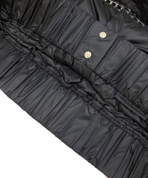 MONCLER GENIUS（モンクレール ジーニアス）MONCLER GENIUS (モンクレール ジーニアス) noir kei ninomiya (ノワール ケイ ニノミヤ) チェーンダウンベスト ブラックの古着・服飾アイテム