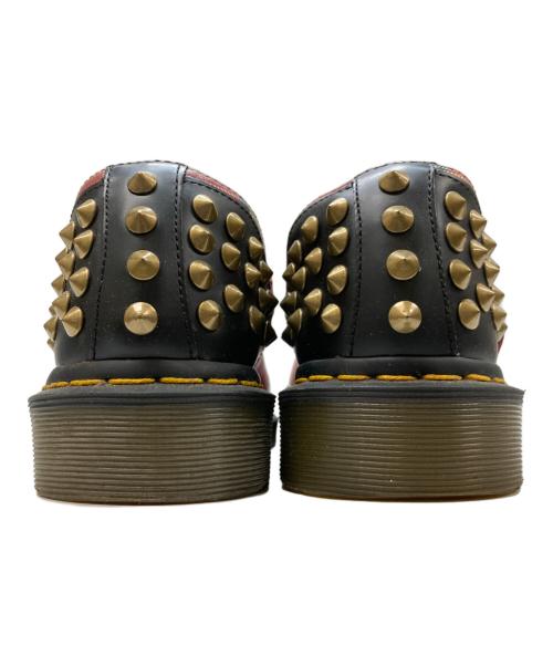 Dr.Martens（ドクターマーチン）Dr.Martens (ドクターマーチン) メリージェーンチェックスタッズローファー レッド サイズ:UK5の古着・服飾アイテム