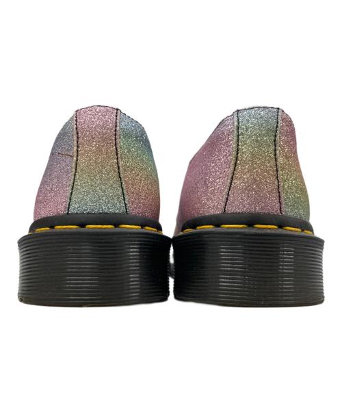 Dr.Martens（ドクターマーチン）Dr.Martens (ドクターマーチン) ラメオックスフォード3ホールシューズ ピンク サイズ:UK4の古着・服飾アイテム