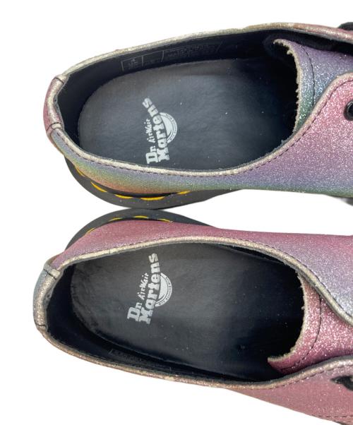 Dr.Martens（ドクターマーチン）Dr.Martens (ドクターマーチン) ラメオックスフォード3ホールシューズ ピンク サイズ:UK4の古着・服飾アイテム