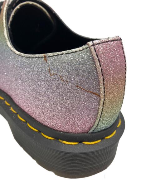 Dr.Martens（ドクターマーチン）Dr.Martens (ドクターマーチン) ラメオックスフォード3ホールシューズ ピンク サイズ:UK4の古着・服飾アイテム